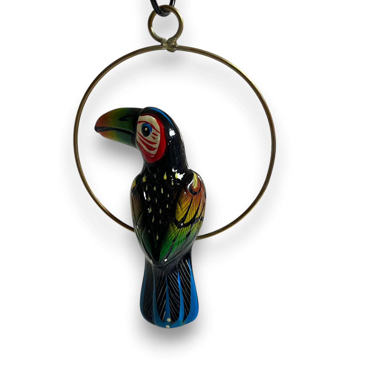 Mini Talavera Toucan | Handmade Hanging Decor