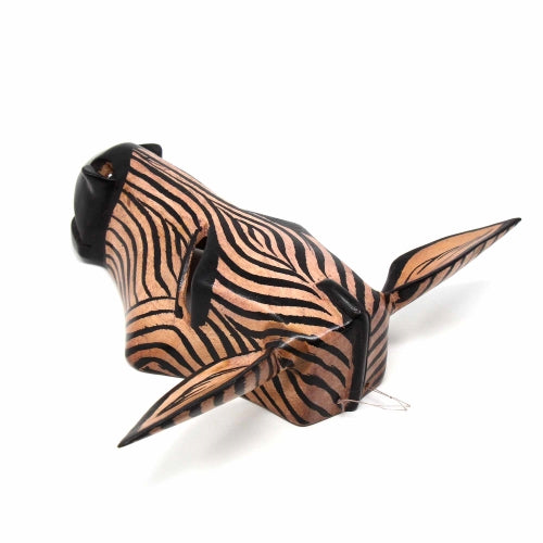 Jedando Handicrafts Wood Zebra Mask Wall Hanging