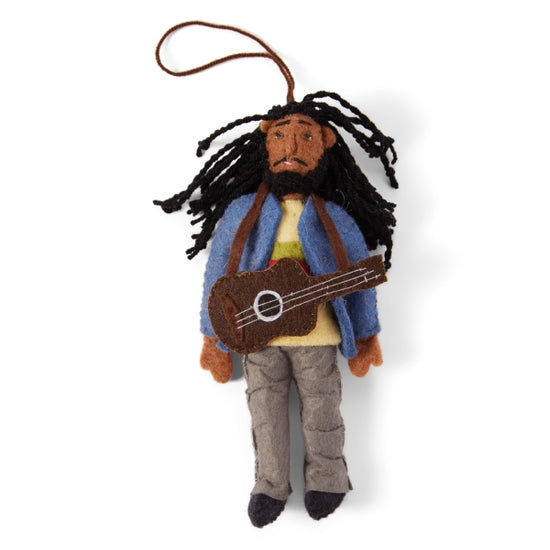 Silk Road Bazaar Bob Marley Holiday Ornament