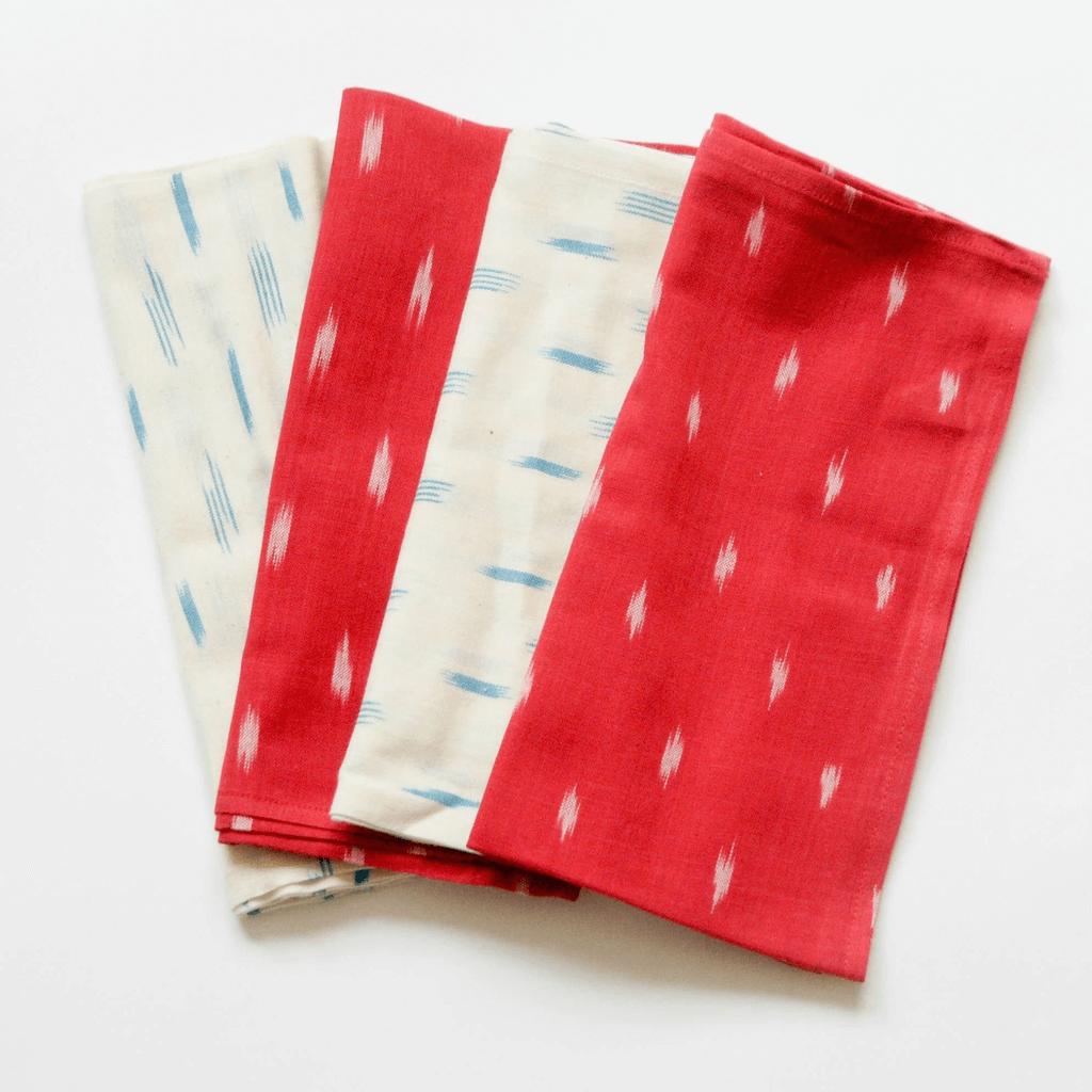 Rustic Loom Handwoven Cotton Ikat Red Dash Cloth Dinner Napkins Set of 4
Jungle Pillows