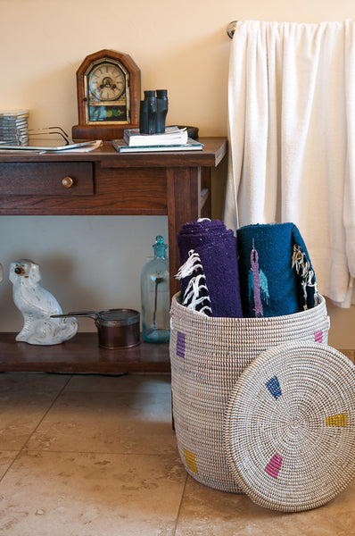 Swahili African Modern Prismatic Pixels Peace Corps Hamper
Jungle Pillows