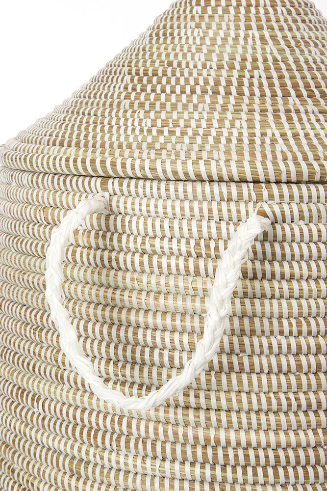 Swahili African Modern Slender Laurel Hamper Basket from Senegal
Jungle Pillows