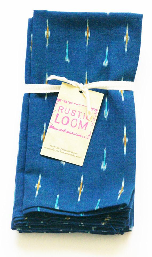 Rustic Loom Blue Cloth Table Napkin Handwoven Ikat Dash Set of 4
Jungle Pillows