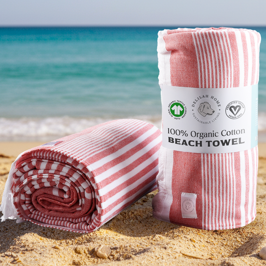 Organic Cotton Sunset Beach Towels