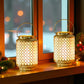 Metal Battery Operated Lamp 7.5'' High Cordless Decorative Lamp