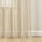 Boho Macrame Textured Cotton Window Curtain