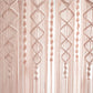 Boho Macrame Textured Cotton Window Curtain