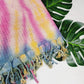 100% Cotton Throw 40 x 70 Hand Tie Dye Lightweight Home Decor