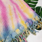 100% Cotton Throw 40 x 70 Hand Tie Dye Lightweight Home Decor