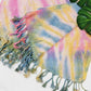 100% Cotton Throw 40 x 70 Hand Tie Dye Lightweight Home Decor