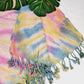 100% Cotton Throw 40 x 70 Hand Tie Dye Lightweight Home Decor