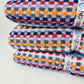Bath Towels, Organic Turkish Cotton Pom Pom Towels in Orange Multicolor