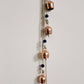 Copper Bell Wind Chime with Evil Eye Beads, Outdoor Garden Decor