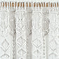 Boho Macrame Textured Cotton Window Curtain
