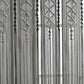 Boho Macrame Textured Cotton Window Curtain