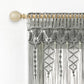 Boho Macrame Textured Cotton Valance