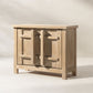 Natural Reclaimed Wood 2 Door Accent Cabinet with Storage - Rowan