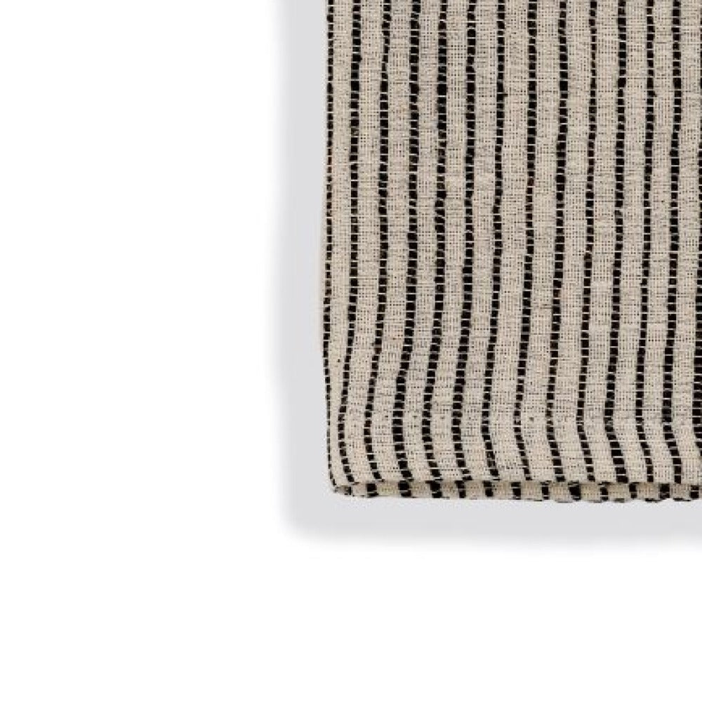 Handwoven Organic Cotton Napkins, Set of 2 | 20" × 20" | Fair Trade | On Track