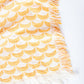 Yellow Scallop Jacquard Woven Throw