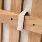 Mallorca Acacia Wood Club Chair with Seat Cushion - Outdoor