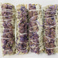 Bholi Sage Plus Sage Smudge Kit for Cleansing Negative Energy Lavender with White Sage Smudge Sticks Pack of 4