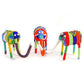 Small Beaded Elephant - Multicolor