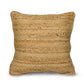 The Fine Living Co. Jute Throw Pillow Covers Braided Decorative Pillow Covers Farmhouse Accent Pillows for Couch Living Room Decor 18 x 18 inch Natural 1Pc