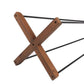 Reclaimed Wood and Metal Freestanding Coat Rack with Hooks - Natural