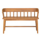 Bramley Outdoor Acacia Wood Bench with Natural Teak Finish