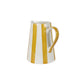 Yellow Pitcher | Handpainted Stoneware | 8.25 x 8.25 x 8 in