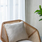 Teak Leisure Chair with Rattan Cane Back - Natural Wood / Brown