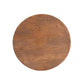 Iris Outdoor Patio Three-Legged Wood-Grain Side Table