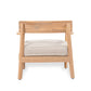 Mallorca Acacia Wood Club Chair with Seat Cushion - Outdoor
