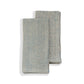 Handwoven Organic Cotton Napkins, Set of 2 | 20" × 20" | Fair Trade | On Track