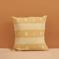 Chokor Nira Ochre Organic Cotton Handloom Pillow