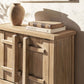 Natural Reclaimed Wood 2 Door Accent Cabinet with Storage - Rowan