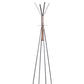 Reclaimed Wood and Metal Freestanding Coat Rack with Hooks - Natural