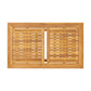 Caydon 2 Club Chairs + Table Outdoor Set with Slat Panel Design - Natural Wood