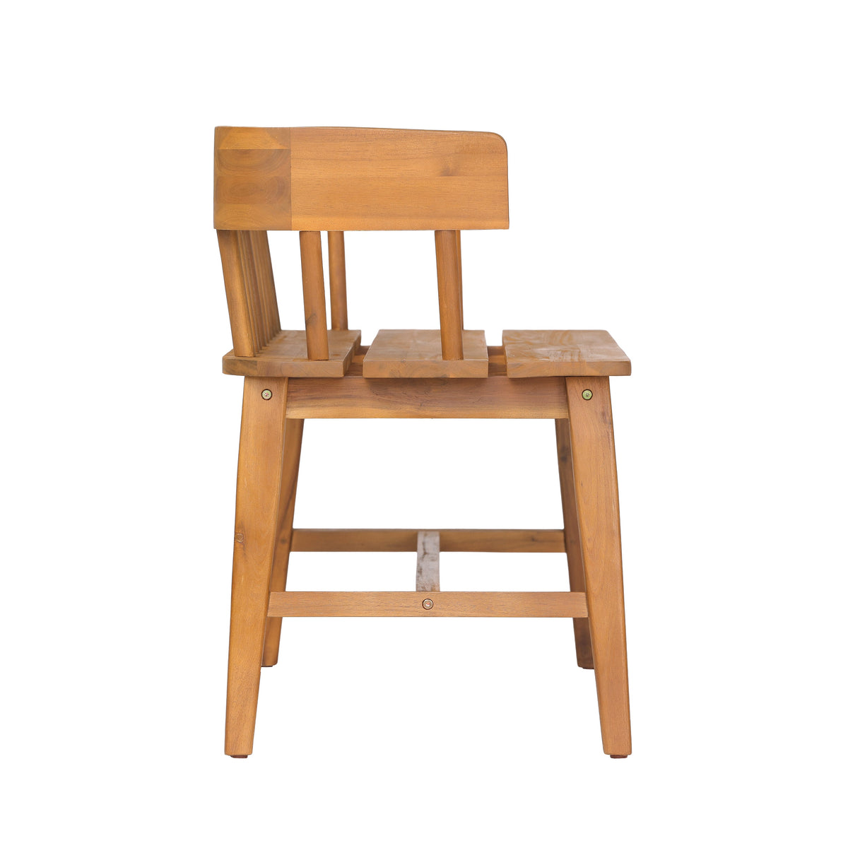Bramley Outdoor Acacia Wood Bench with Natural Teak Finish