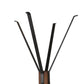 Reclaimed Wood and Metal Freestanding Coat Rack with Hooks - Natural