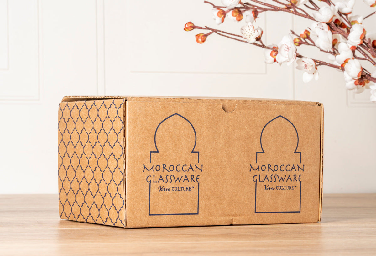 Moroccan Beldi Glassware - Set of 6