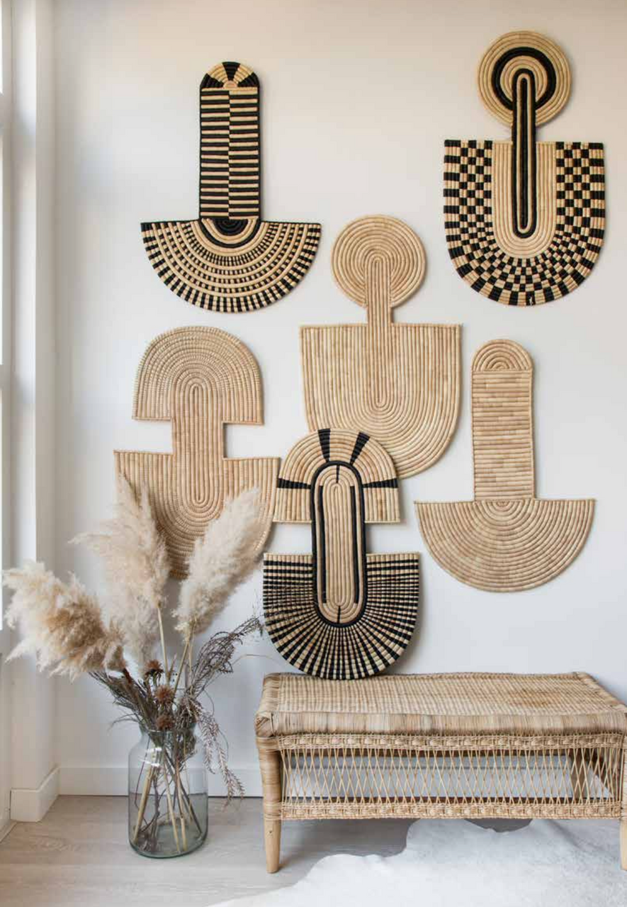 Abstract Mask Wall Hanging 2