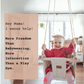 Indoor Cotton High Back Baby & Toddler Swing-Vanilla