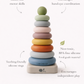 Silicone Ring Stacking Toy – 10pc| LYTL®️
