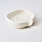 Self Draining Soapdish - Zero-Waste Porcelain - White Matte