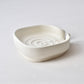 Self Draining Soapdish - Zero-Waste Porcelain - White Matte
