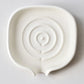 Self Draining Soapdish - Zero-Waste Porcelain - White Matte