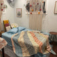 Boho Macrame Textured Cotton Window Curtain