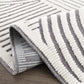 Deron Gray Rainbow Washable Rug