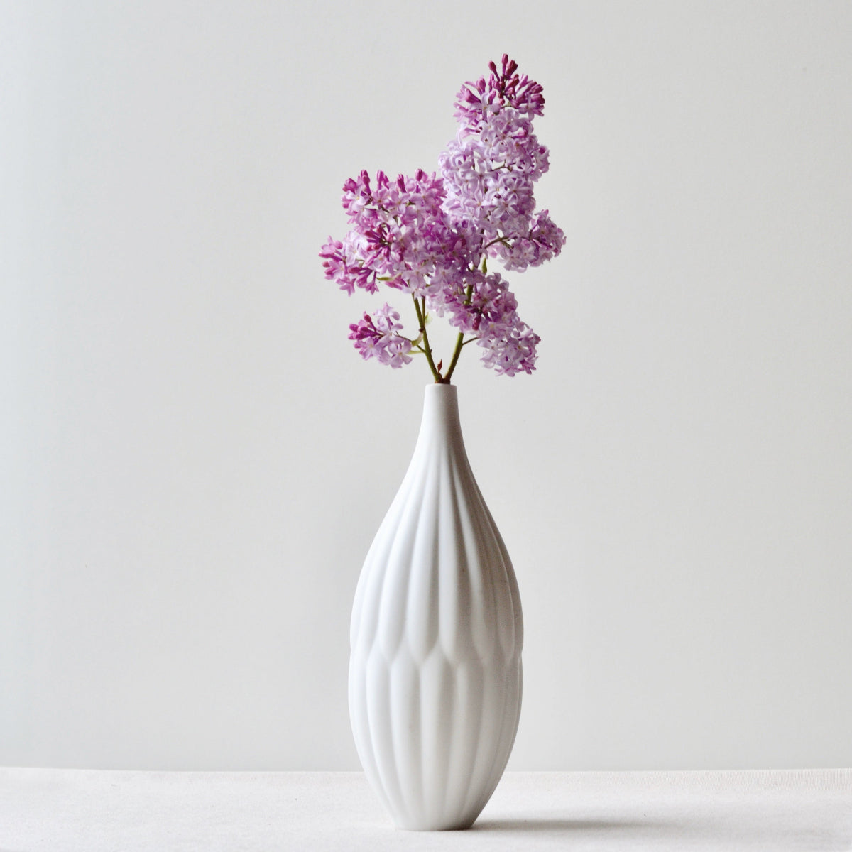 Textured Porcelain Vases Set of 3